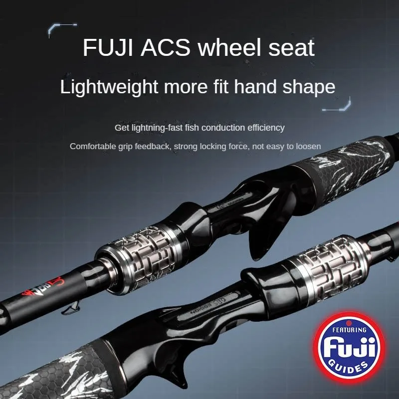 Рыболовная удочка для приманки рыбалки из углеродного волокна с твердостью XH