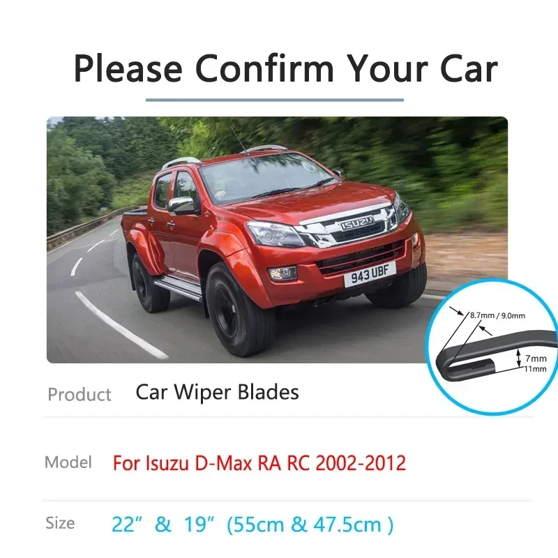 Щетки стеклоочистителя для Isuzu Chevrolet LUV D-Max RA RC 2002 ~ 2012