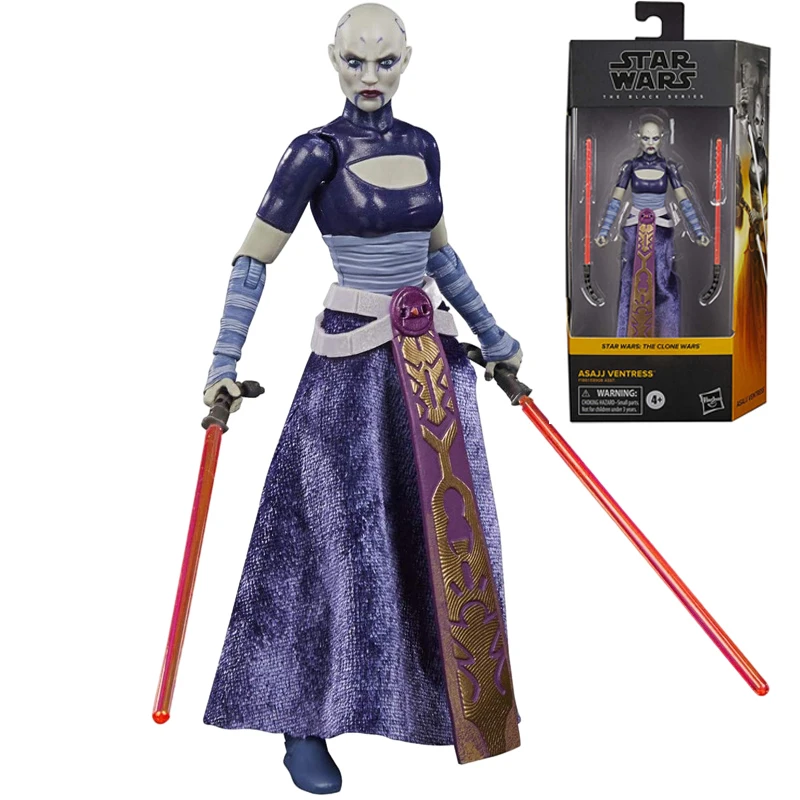 

Star Wars The Black Series Asajj Ventress Toy 6-Inch Scale The Clone Wars Action Figure Collectible Model Toys Boy Gift
