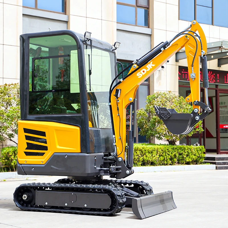 New Excavator Price 1.5ton 1.8 ton 2 ton mini Excavator Digging Hydraulic Small Micro Digger Machine Prices for Sale