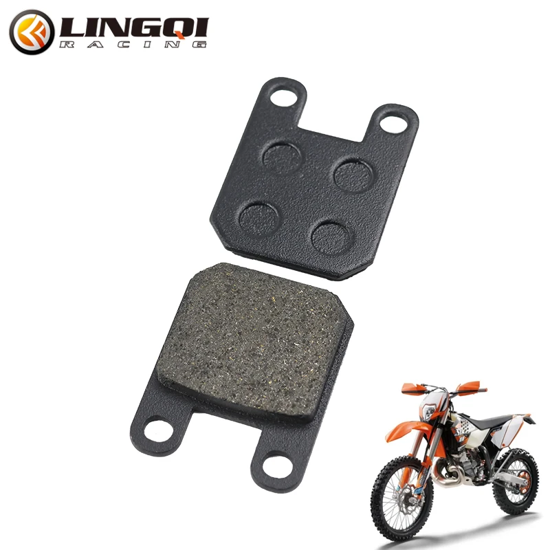 LINGQI RACING мотоциклетные гидравлические передние и задние фрикционные тормозные колодки для ATV Quad Go Kart Dirt Pit Bike, скутер, мини-мотокросс