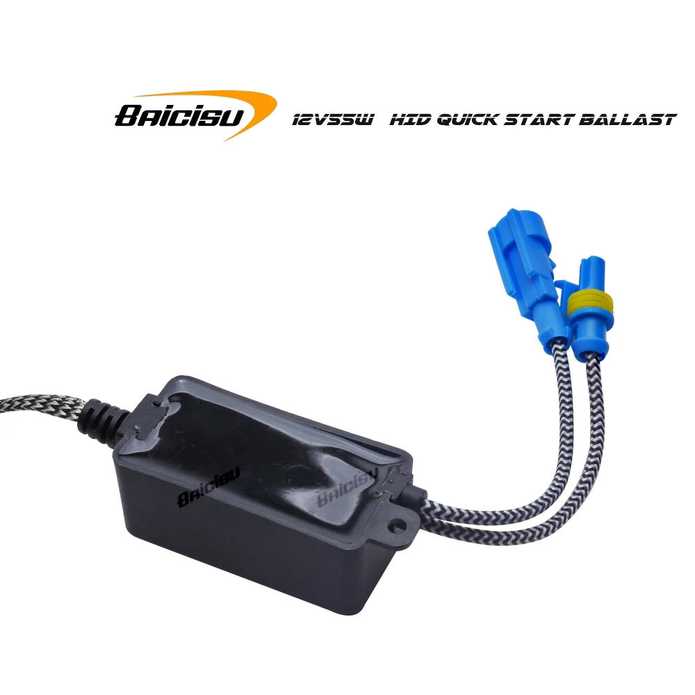 Фото BAICISU 55W 12V H4 Биксеноновая лампа Автомобильная фара H1 H7 H11 9005 9006 4300k 6000k 8000k HID Тонкий балласт Ксеноновые фары Комплект №5