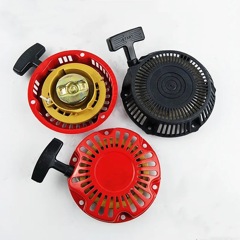 Китай GX100, стартер отдачи, запчасти для бензинового двигателя, для запуска 154F/152F/156F отдача, подходит для замены генератора 1 кВт/1,2 кВт