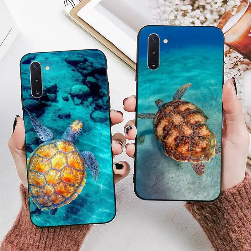 

Ocean Sea Turtle Phone Case for Samsung A51 A30s A52 A71 A12 for Huawei Honor 10i for OPPO vivo Y11 cover