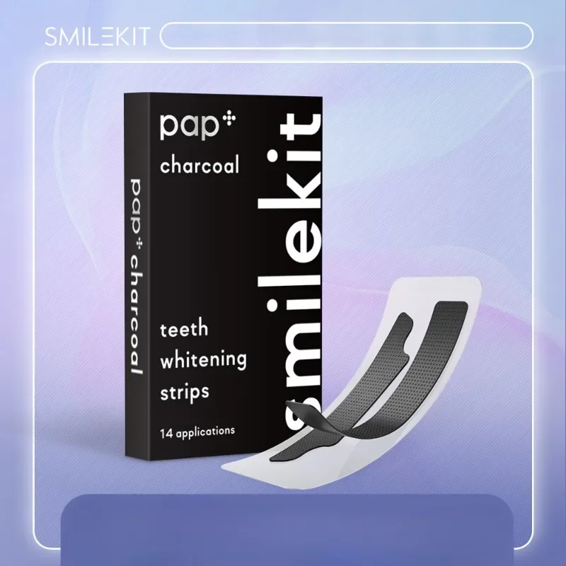 Бамбуковые отбеливающие полоски для зубов угольные отбеливания виниры вставных
