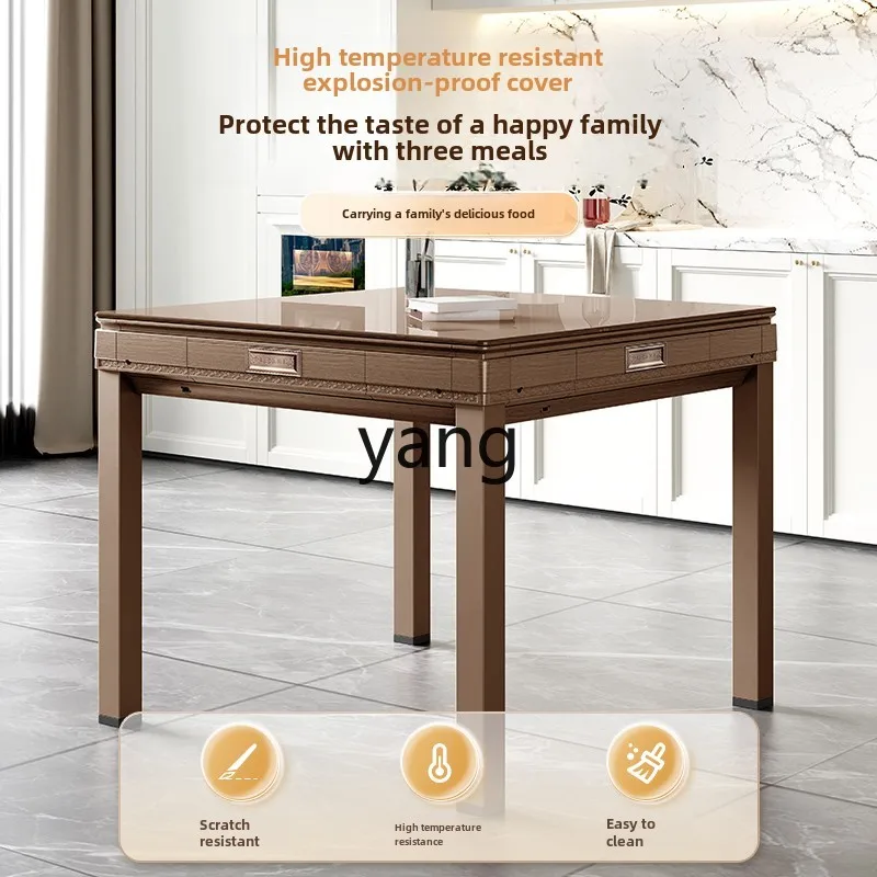 Xyy новая китайская машина для маджонга автоматический обеденный стол двойного