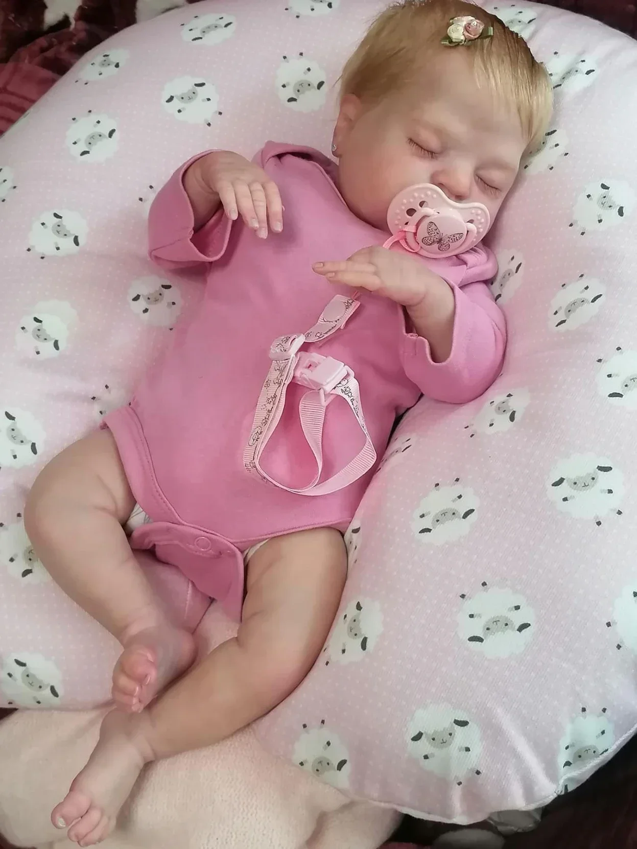 Кукла реборн Remi для новорожденных Реалистичная мягкая на ощупь многослойная