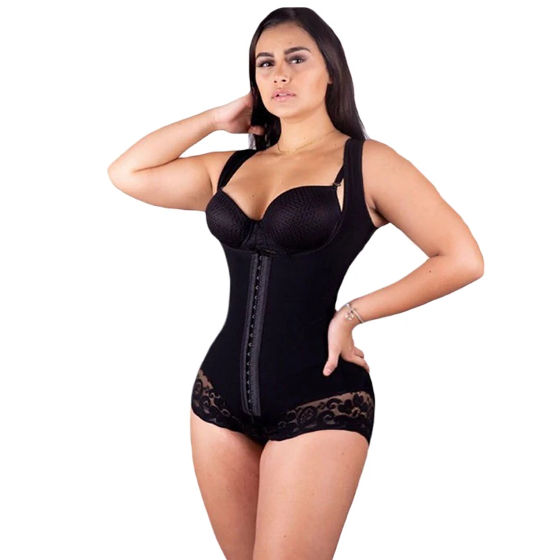 

Fajas Colombian Girdle Waist Trainer Double Compression BBL Shorts Tummy Control Sheath Slimming Flat Stomach Modeling Belt