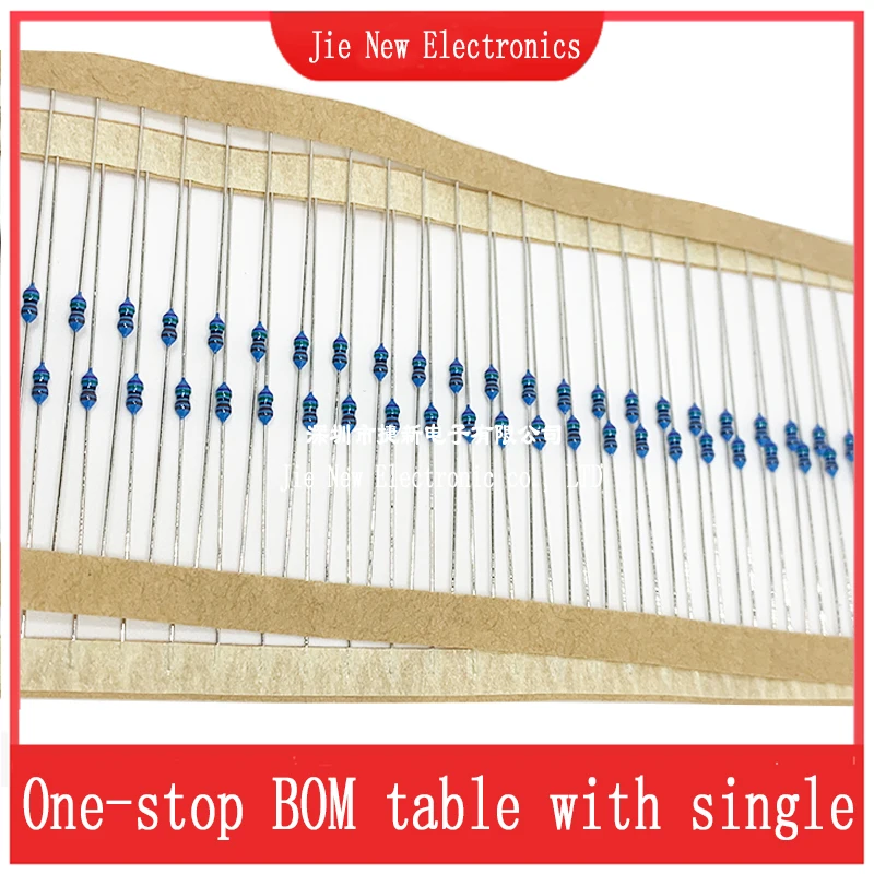 

200PCS 1/6W 1R-10M 1% Metal film resistor 10R 47R 100R 1K 2.2K 4.7K 10K 22K 47K 100K 1M 330 470 1K5 2K2 470 ohm resistance