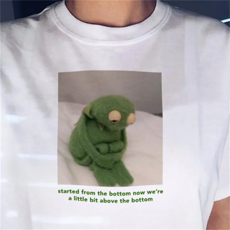 

Started From The Bottom Tee Clothes for Women Clothing Graphic T Shirts Short Sleeve T-shirts Anime Harajuku Shirt Women's