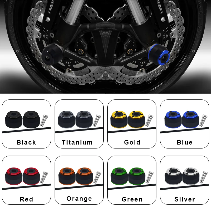 Новые аксессуары для мотоциклов cbr650f переднее и заднее колесо вилка слайдер