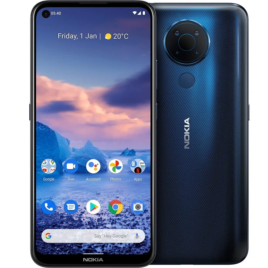 

Origin Nokia 5.4 4GB 128GB 4G Smartphone 6.39 '' HD+Display 4000mAh Battery 48MP 1520×720 resolution