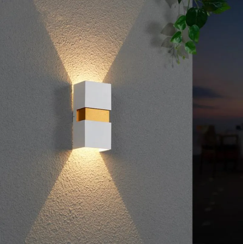 

Led retro wall lamp waterproof stair aisle simple wall lamp villa courtyard lamp balcony wall lamp hall lamp