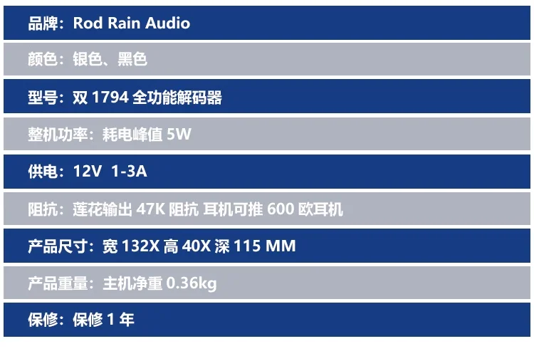 Двойной параллельный декодер PCM1794 QCC5125 Bluetooth 5.1 USB звуковая карта ушной усилитель
