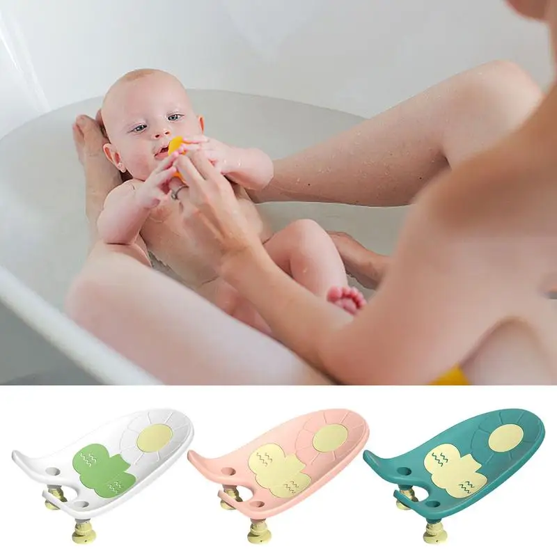 

Kids Bather Non-Slip Bath Tub Lying Support Bracket Adjustable Bath Support For Sink And Bathtub Ergonomic Lying Bather For