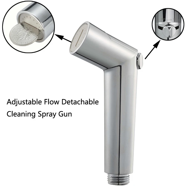 

Toilet Hand Held Bidet Faucet Sprayer Bidet Set Sprayer Gun Stainless Steel Toilet Spray For Bathroom Self Cleaning Shower Head