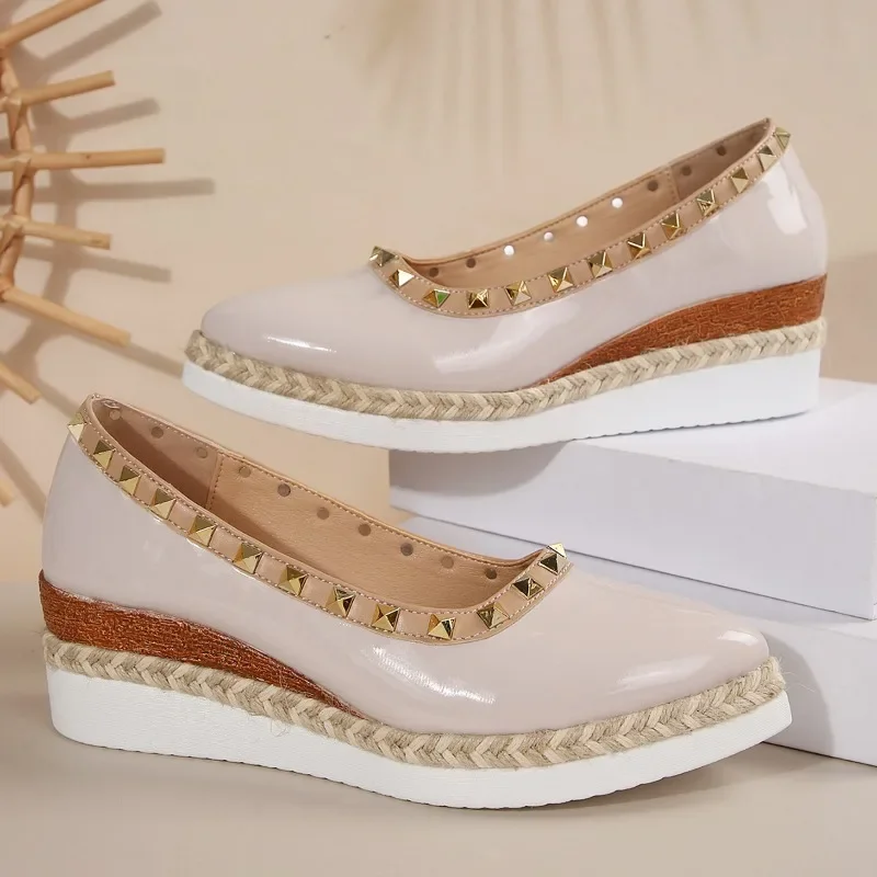 Женские туфли на плоской подошве новинка 2024 популярные классические женские