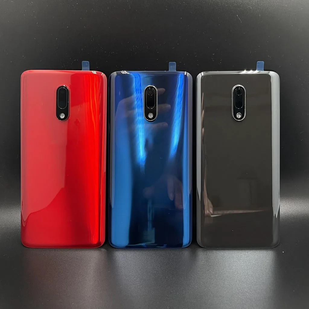 10 pcs for Oneplus 7/7T/7PRO original back cover glass Oneplus 7/7T/7PRO mobile phone back screen battery back case+mirror