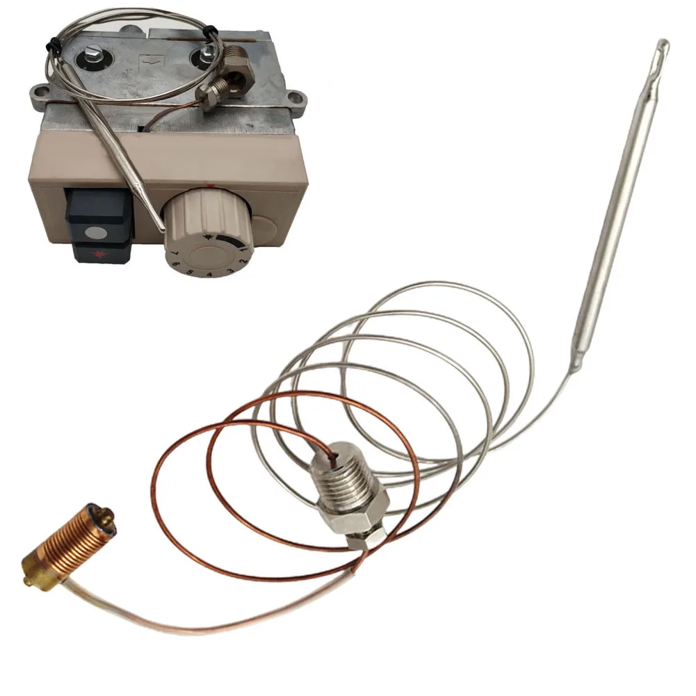 

Replace Damaged Parts with 710 Gas Valve Temperature Control Sensor with 124mm Capillary Diameter and 6mm Sensing Bulb Diameter