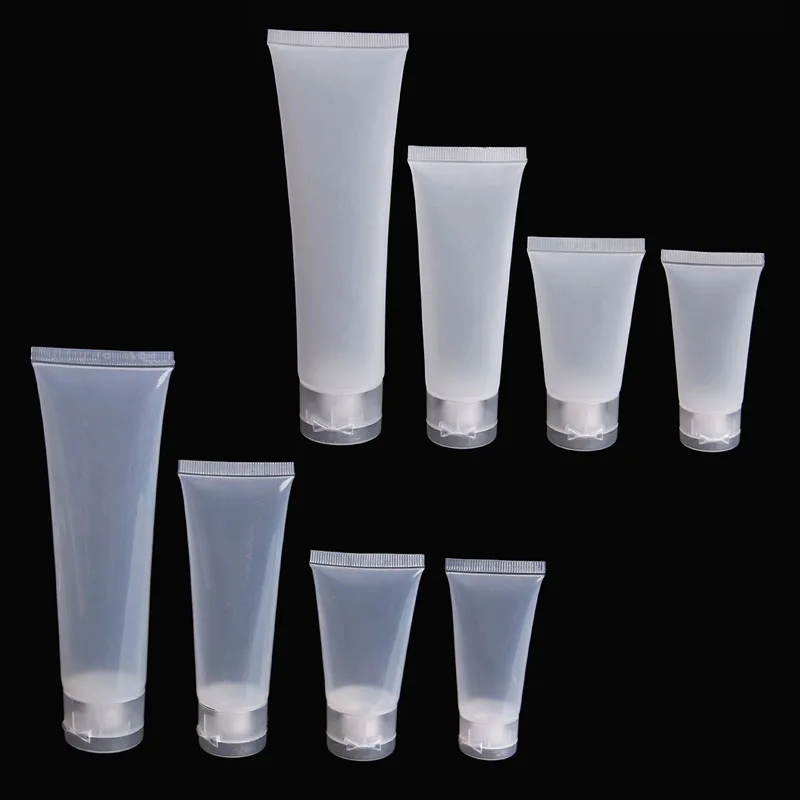 

1Pc Empty Plastic Portable Tubes Squeeze Cosmetic Cream Lotion Travel Bottle
