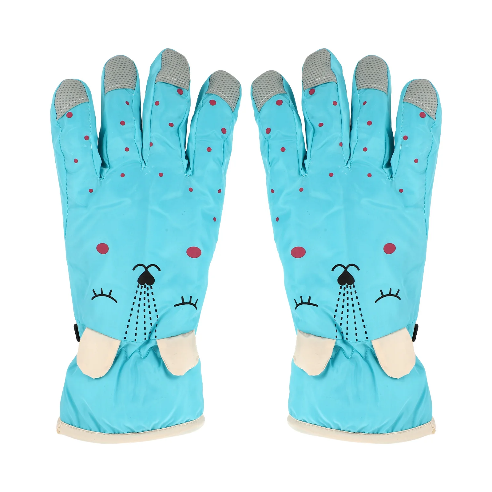 

1 пара детских лыжных перчаток ветрозащитные перчатки очаровательные детские перчатки теплые перчатки