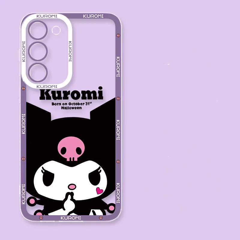 Чехол для телефона Motorola G73 Edge 40 Pro G22 G52 G9 Play PLUS G60S G72 G30 G71 G53 G32 Cute Kuromi Girl Cartoon Case