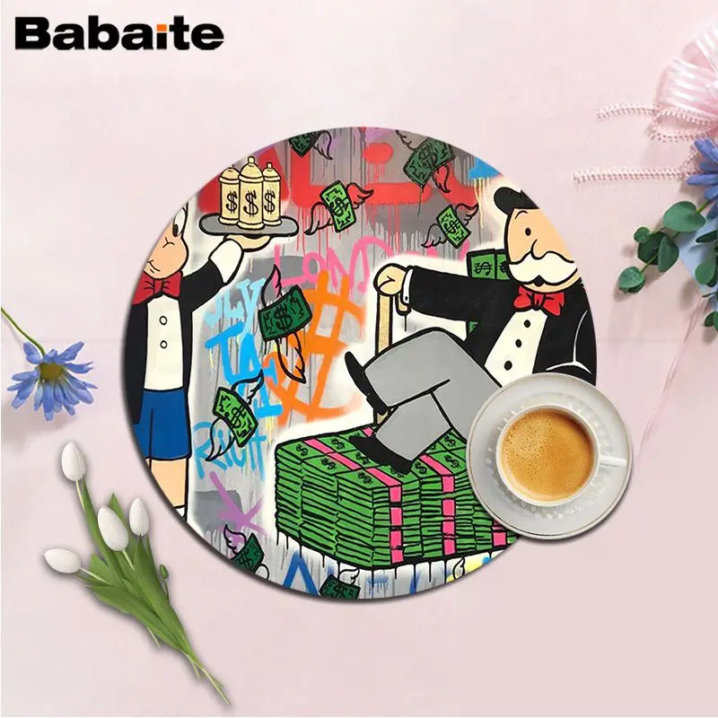 Новый классный мягкий резиновый профессиональный игровой коврик для мыши Babaite с