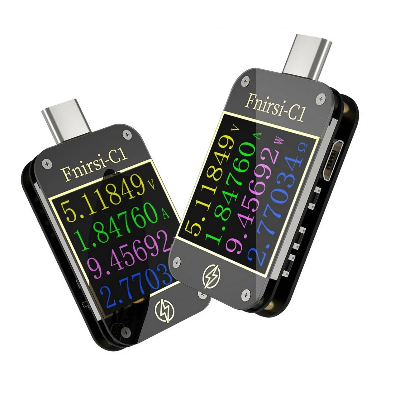 FNIRSI-C1 Вольтметр Амперметр Type-C PD Триггер Цифровой мультиметр Измеритель