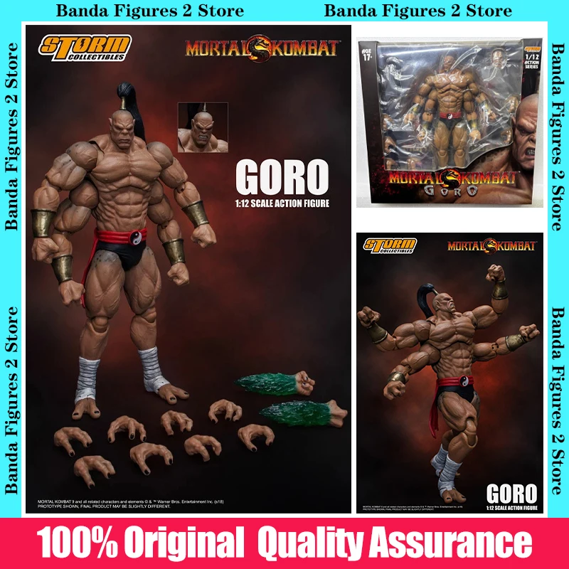 Фото 100% оригинальная коллекционная фигурка Storm Collectibles 1/12 Mortal Kombat VS Series Klassic Goro в наличии, аниме-фигурки, модели игрушек, подарки №1