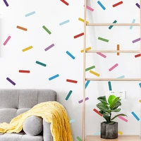 diy self adhesive paper kids room color strip wall sticker kids bedroom living room wallpaper home decor home accessories