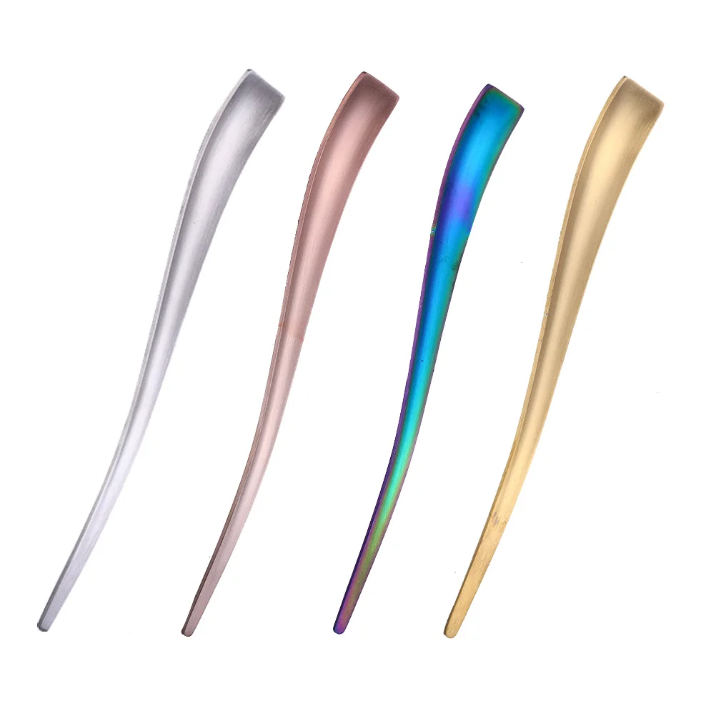 

4 Pcs Stirring Rod Coffee Stirrer Practical Dessert Spoon Cutlery Multipurpose Cake Stainless Steel 304 Durable Scoop