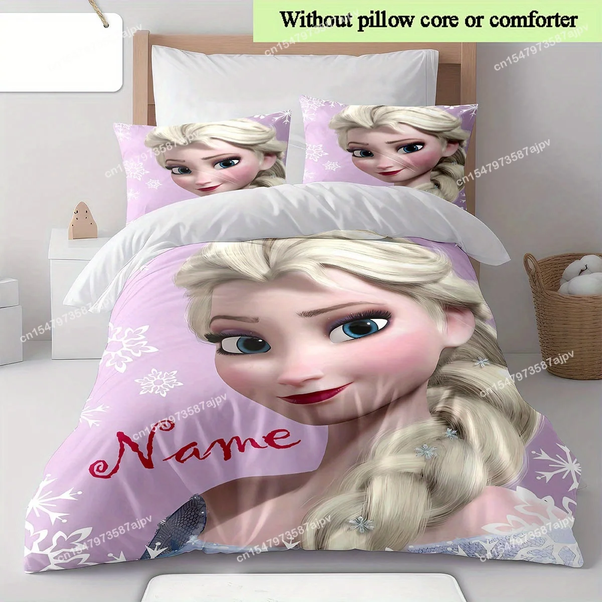 Комплект постельного белья с изображением мультфильма Холодное сердце