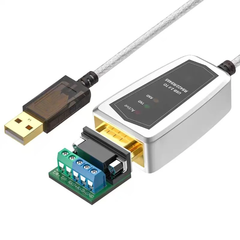 Кабель-переходник с USB на RS422 RS485 последовательным портом 1 2 м |
