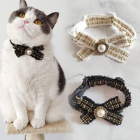 fashion pet accessories cat collar dog collar lovely accessories pearl adjustable wholesale pet accessories