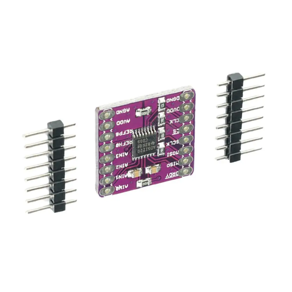 ADS1220 2-канальный преобразователь АЦП малой мощности для измерения датчика