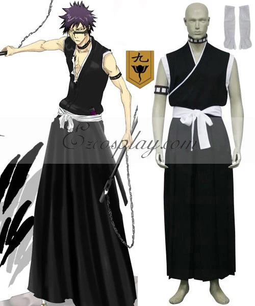 Отбеливающий костюм для косплея лейтенант хисаги шуухей из 9-го подразделения E001