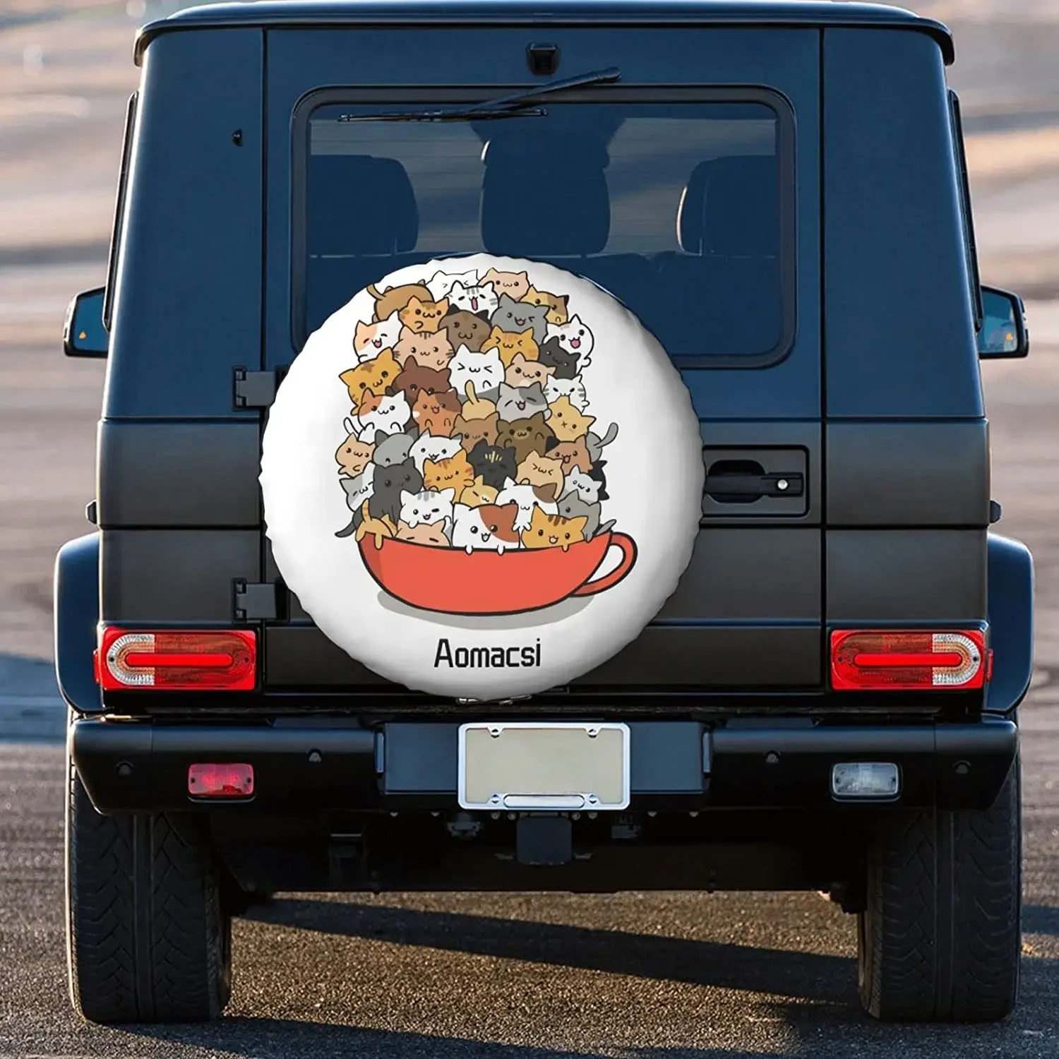 Чехол для запасного колеса Aomacsi водонепроницаемая защита от солнца прицепа