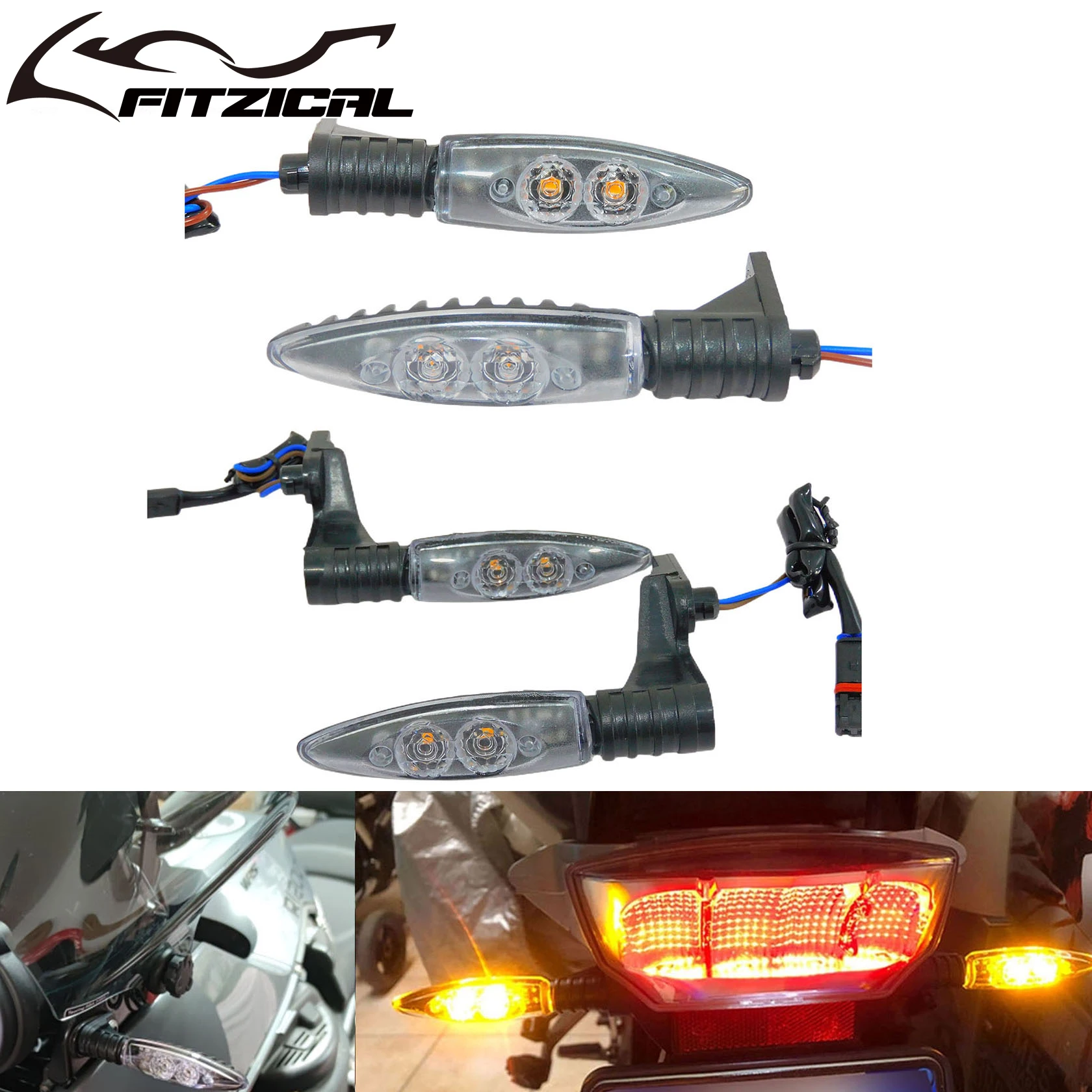 Светодиодный индикатор поворота для мотоцикла, 2 шт., для BMW R 1200 GS ADVENTURE 06-13 K1200R K1300R F800S F800R F800GS