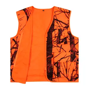 Summer V-neck Men Tactical Utility Vest Orange Safety Vest Outdoor  Sleeveless Hunting Fishing Vest Male Casual Sportswear 7xl - AliExpress