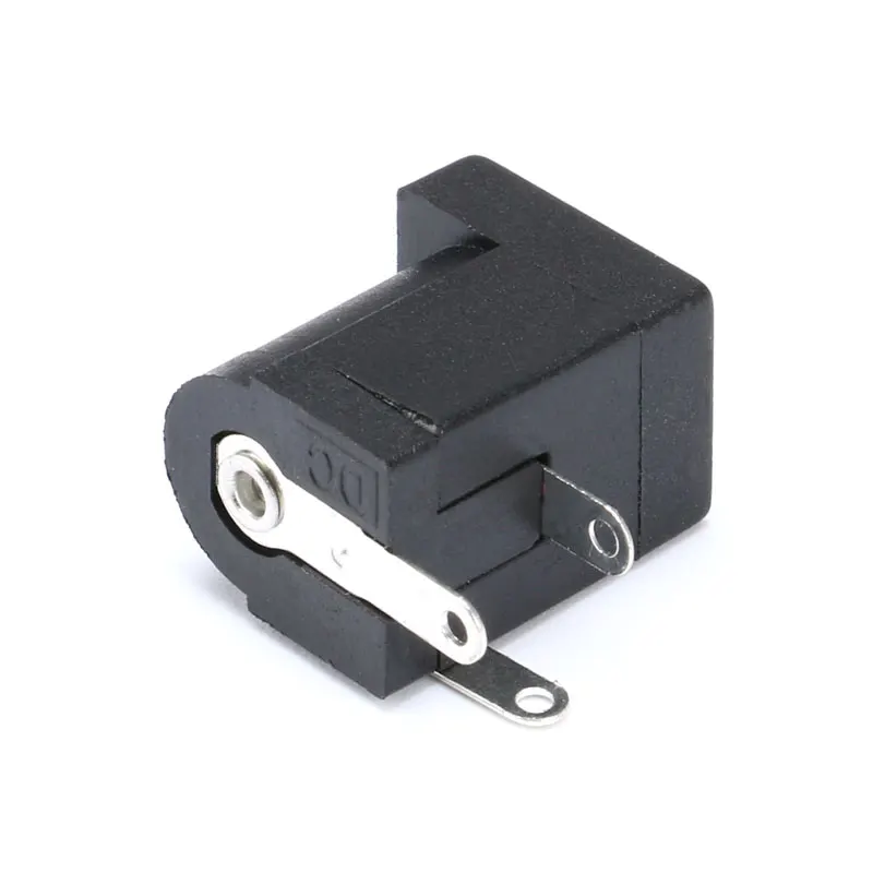 

100 шт./лот DC005 5,5x2,1 мм Источник питания постоянного тока, Женский Разъем для крепления, внешний диаметр 2,1 мм x 5,5 мм, тип цилиндра, держатель печ...