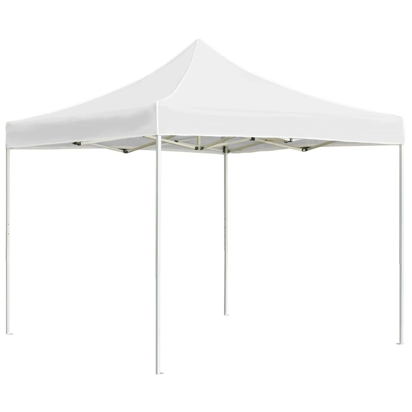 

Professional Folding Party Tent Aluminium 118.1"x118.1" White