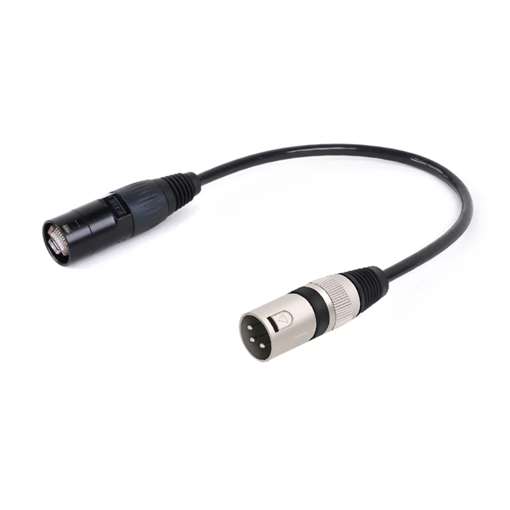 Кабель Ethernet XLR к RJ45 сетевой адаптер с 3-контактным штекером UTP 8P8C CAT5/6