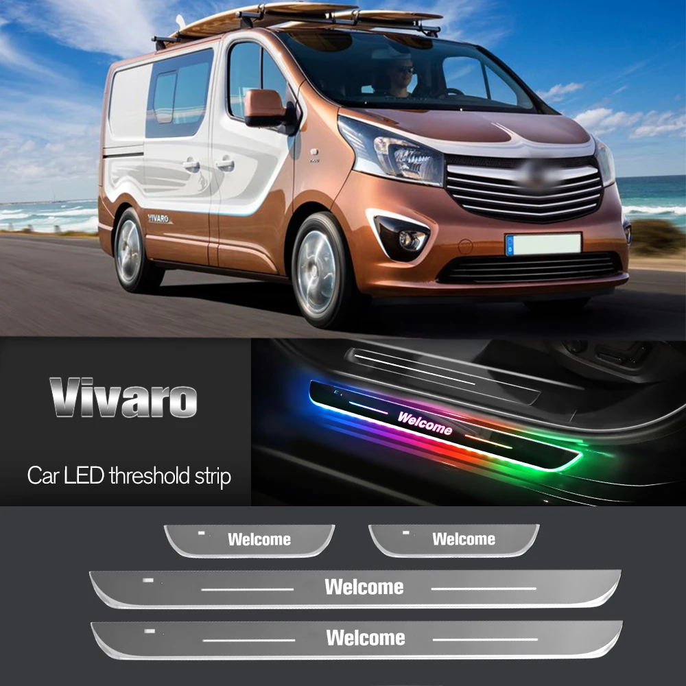 Автомобильный порог для Opel Vivaro A B C 2001-2023 2006 2011 индивидуальный логотип