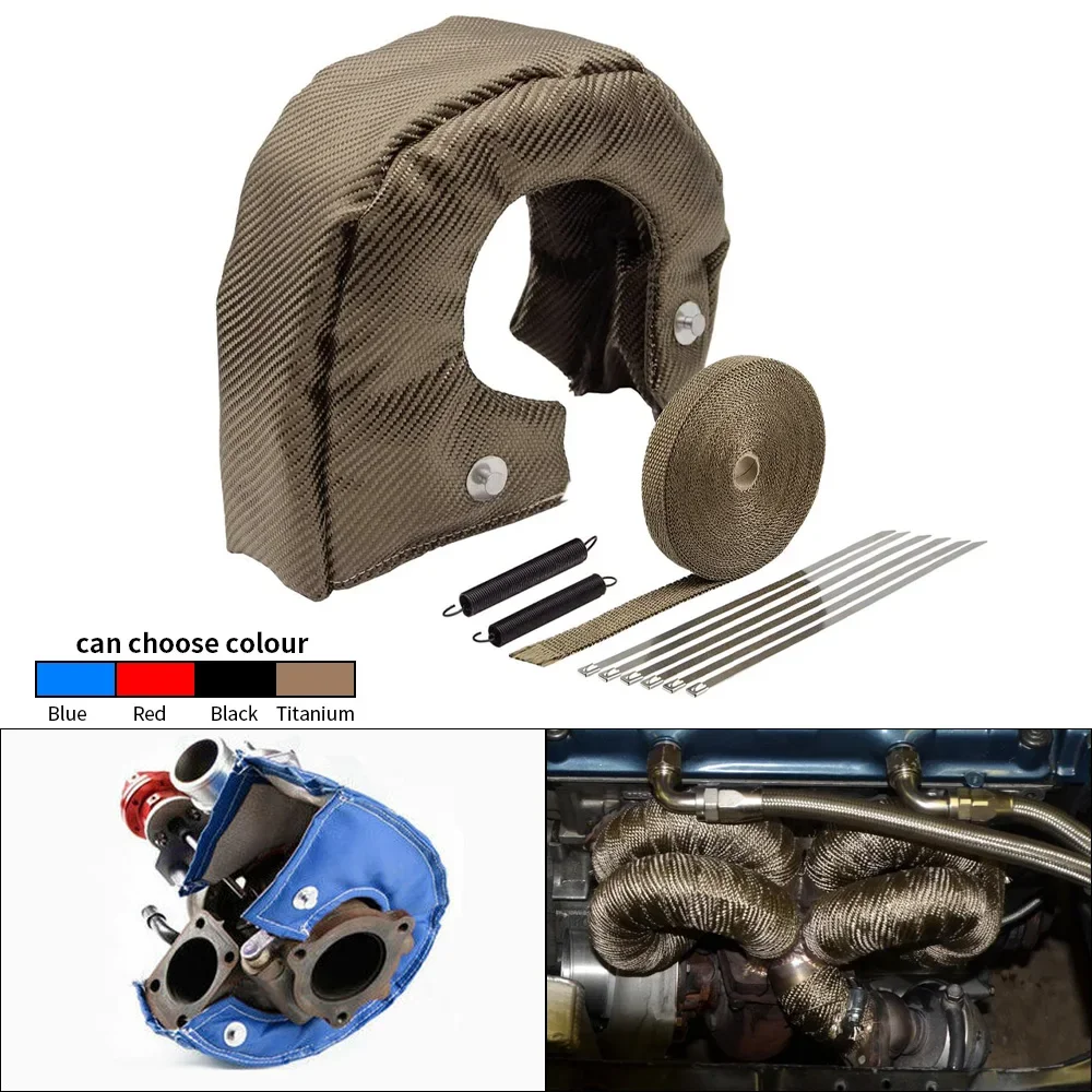 T25 T3 T4 T6 гоночное турбонагревательное одеяло титановое автомобильное покрытие и