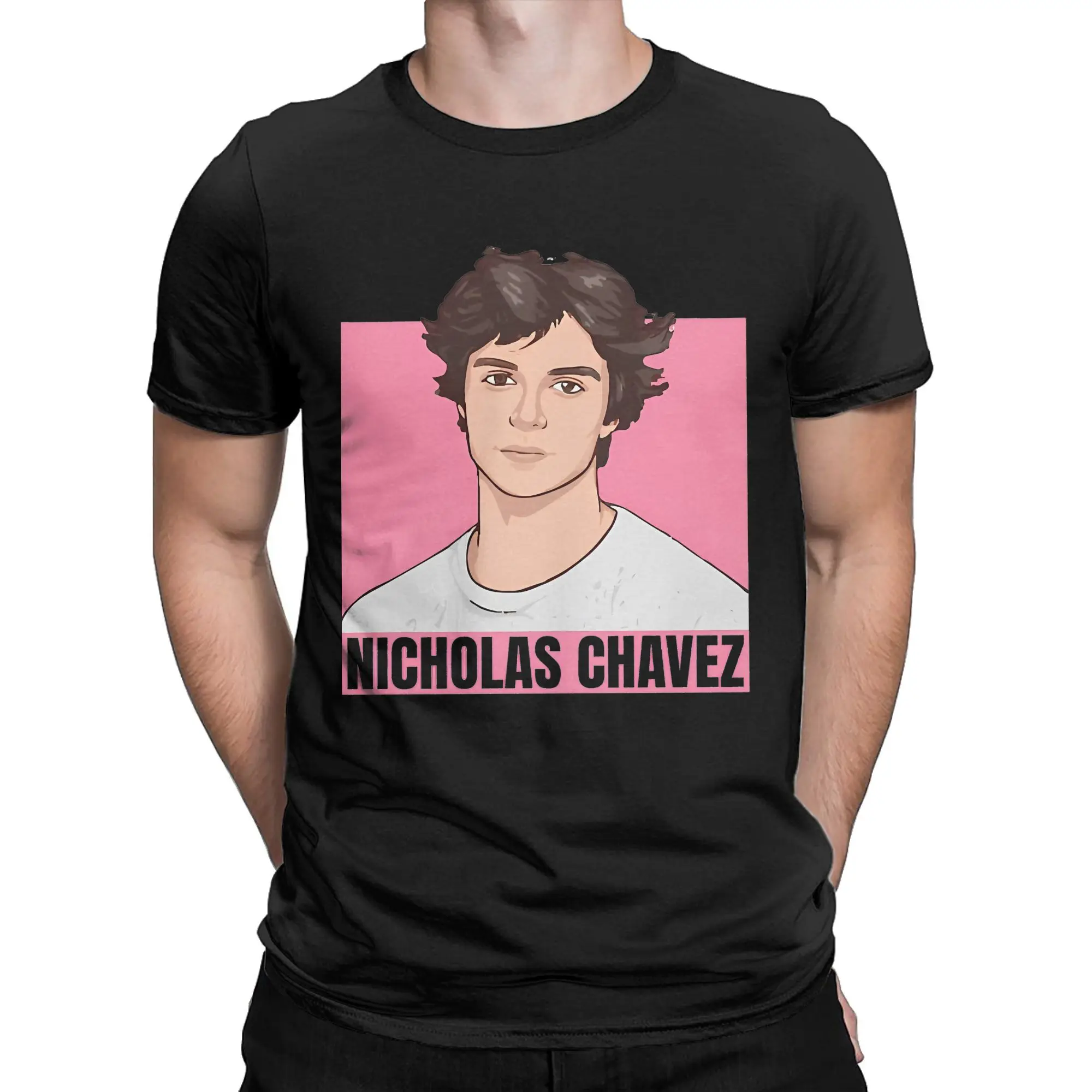 Men's Nicholas Chavez T Shirt Pure Cotton Clothing Novelty Short Sleeve Round Neck Tee 6XL T-Shirts