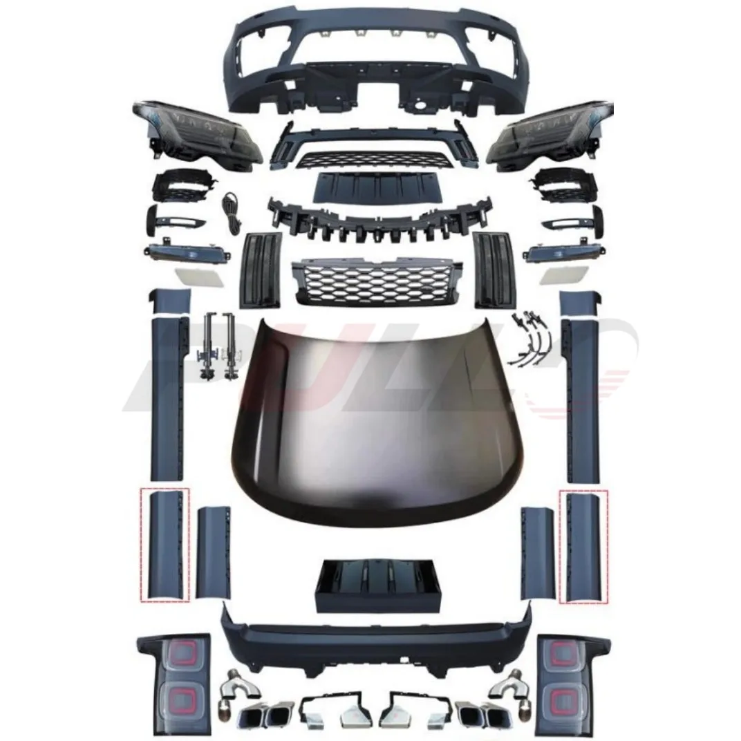 Автомобильные аксессуары обновленный капот автолампы бамперы решетка боковые