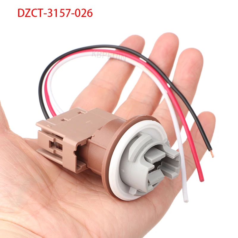 

1 комплект 2U5Z13411SA для Ford F150 F250 F350 задний тормоз автомобиля 3157 лампочка гнездо кабеля адаптер лампа держатель Разъем аксессуары
