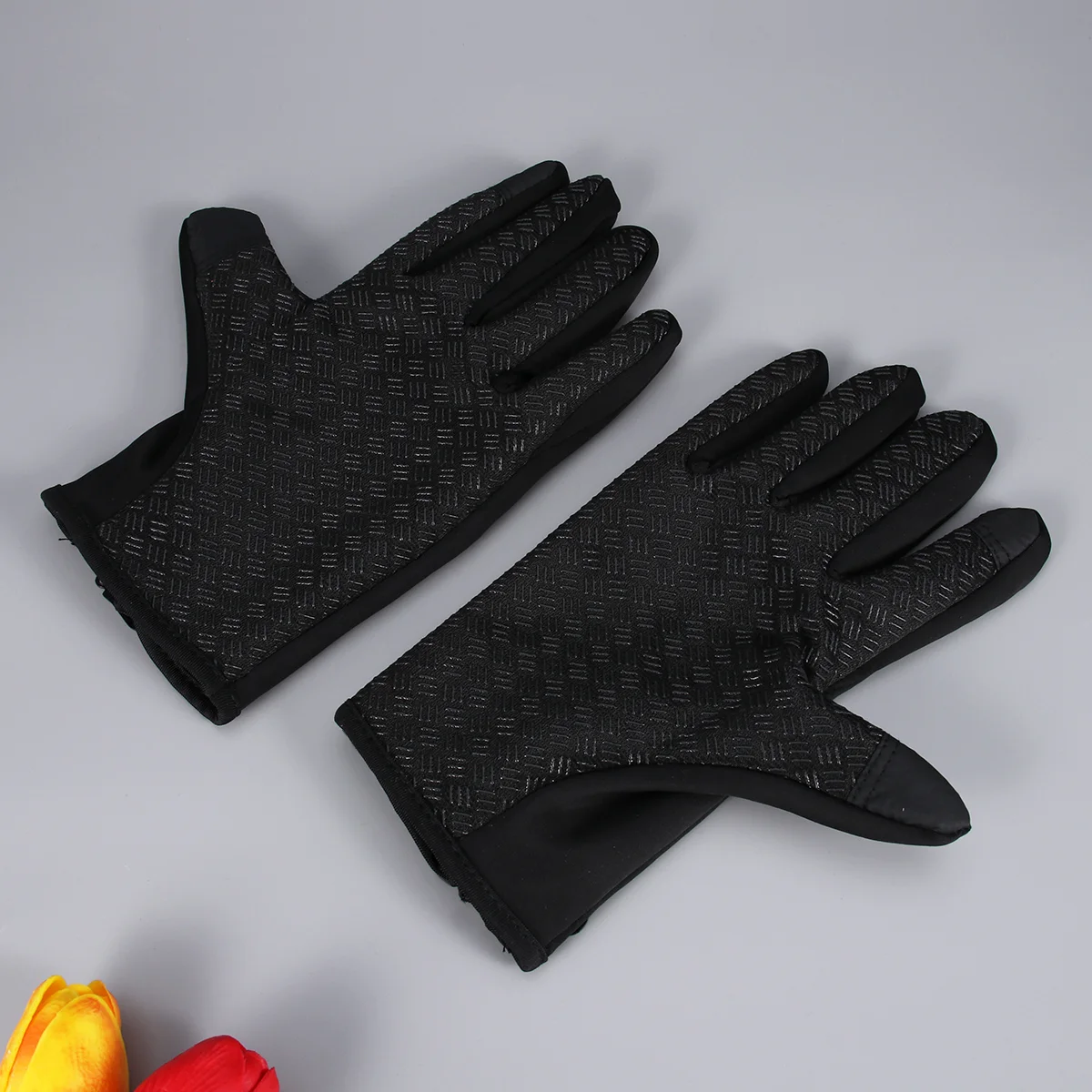 

Winter Touchscreen Gloves Fashion Full Finger Warm Fleece Lined Ski Mittens Outdoor Running Soft Windproof