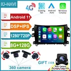 Для Nissan NAVARA Frontier NP300 2015-2017 1280*720P Android 11 CARPLAY стерео плеер GPS-навигация мультимедийное радио без DVD