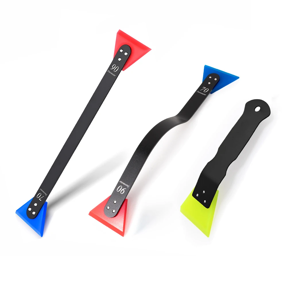 

EHDIS матовый черный скребок с металлической ручкой для автомобильного стекла, окон, бокового зеркала, резиновое лезвие, зимний скребок для удаления снега, инструмент